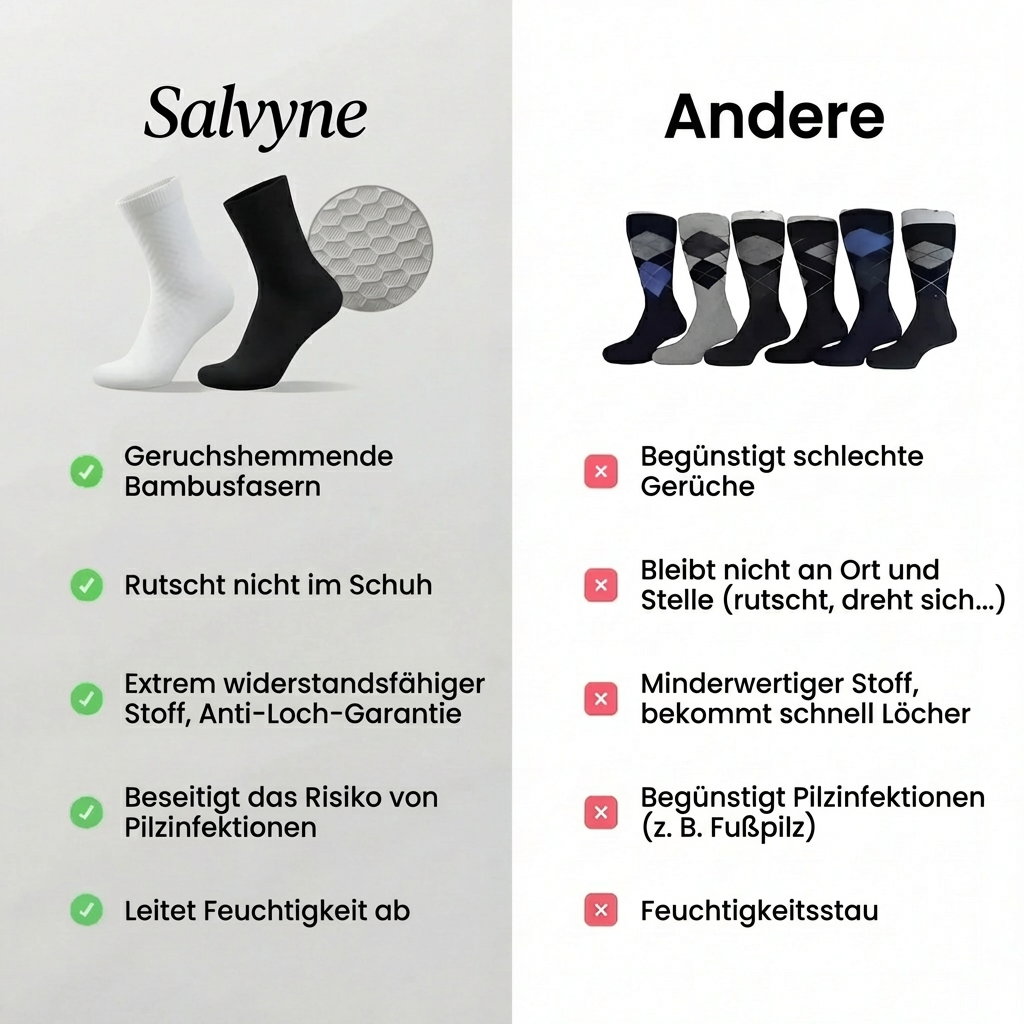 SALVYNE WADENLANGE SOCKEN AUS PREMIUM-BAMBUSFASER